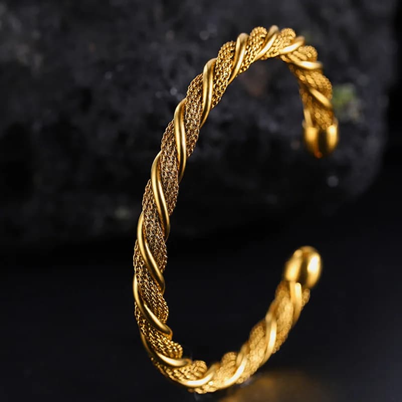 316L Stainless Steel Multi-Layer Zirconia Stacking Bracelet