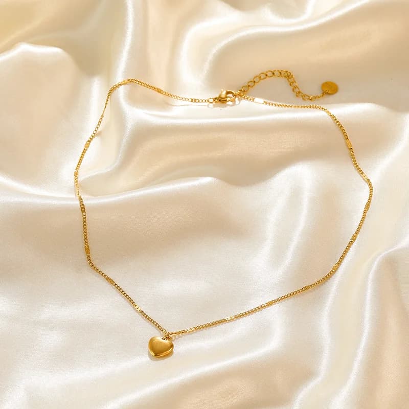316L Stainless Steel Cubic Zirconia Pearl Pendant Necklace