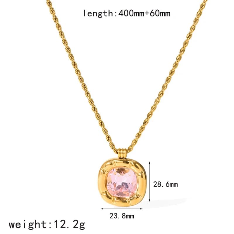 Cubic Zirconia Choker Necklace and Earring Set