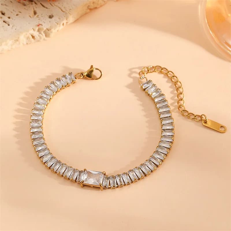 Layered Twisted Bracelet, Gold-Plated