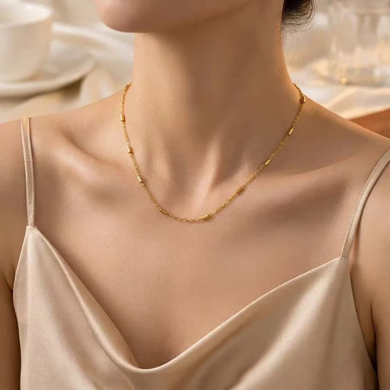 Thick Gold Chain Necklace