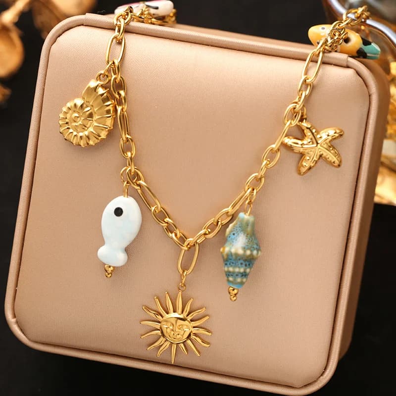 Chili Cherry Pendant Necklace
