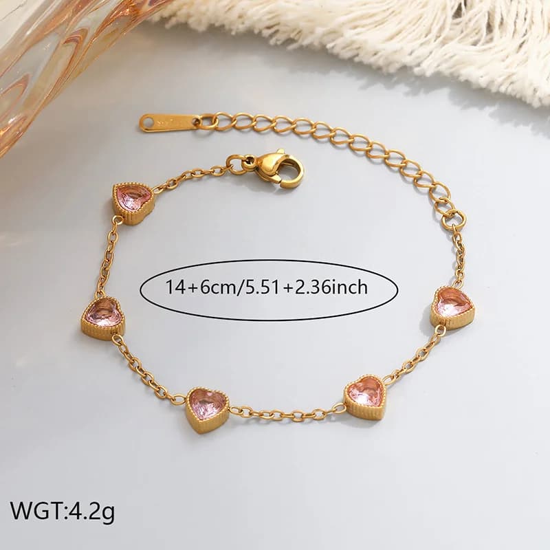 Textured Metal Bead Chain Bracelet